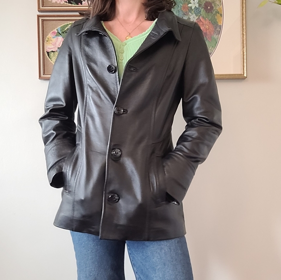 Perfect black leather jacket - Picture 2 of 10